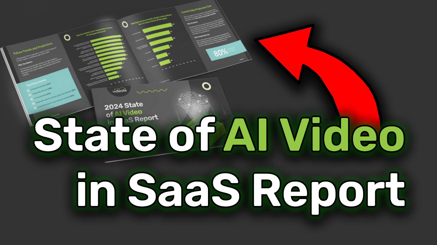 What are your competitors investing in? The 2024 State of AI Video in SaaS Report is here!