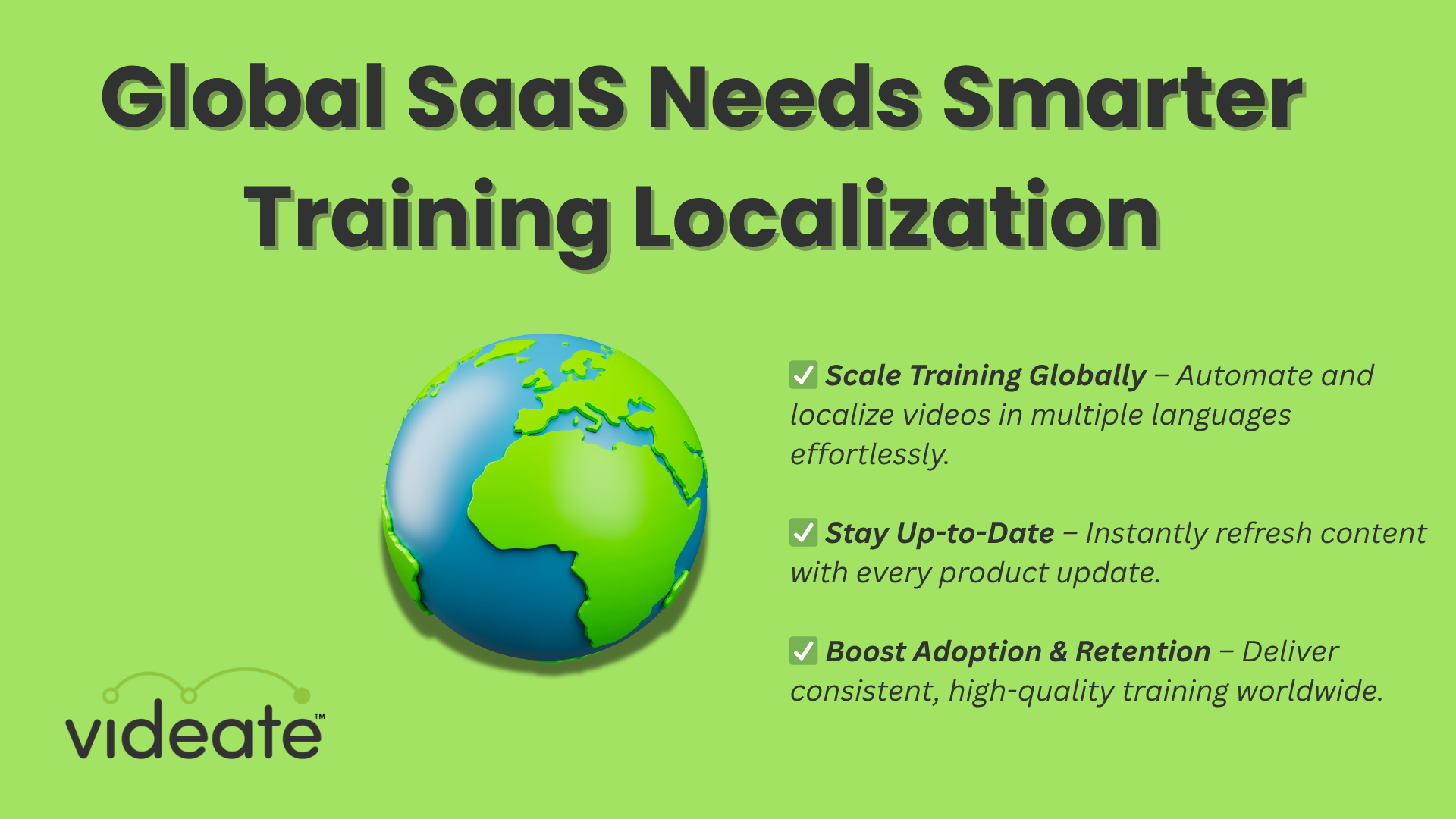 Global SaaS Needs Smarter Video Localization