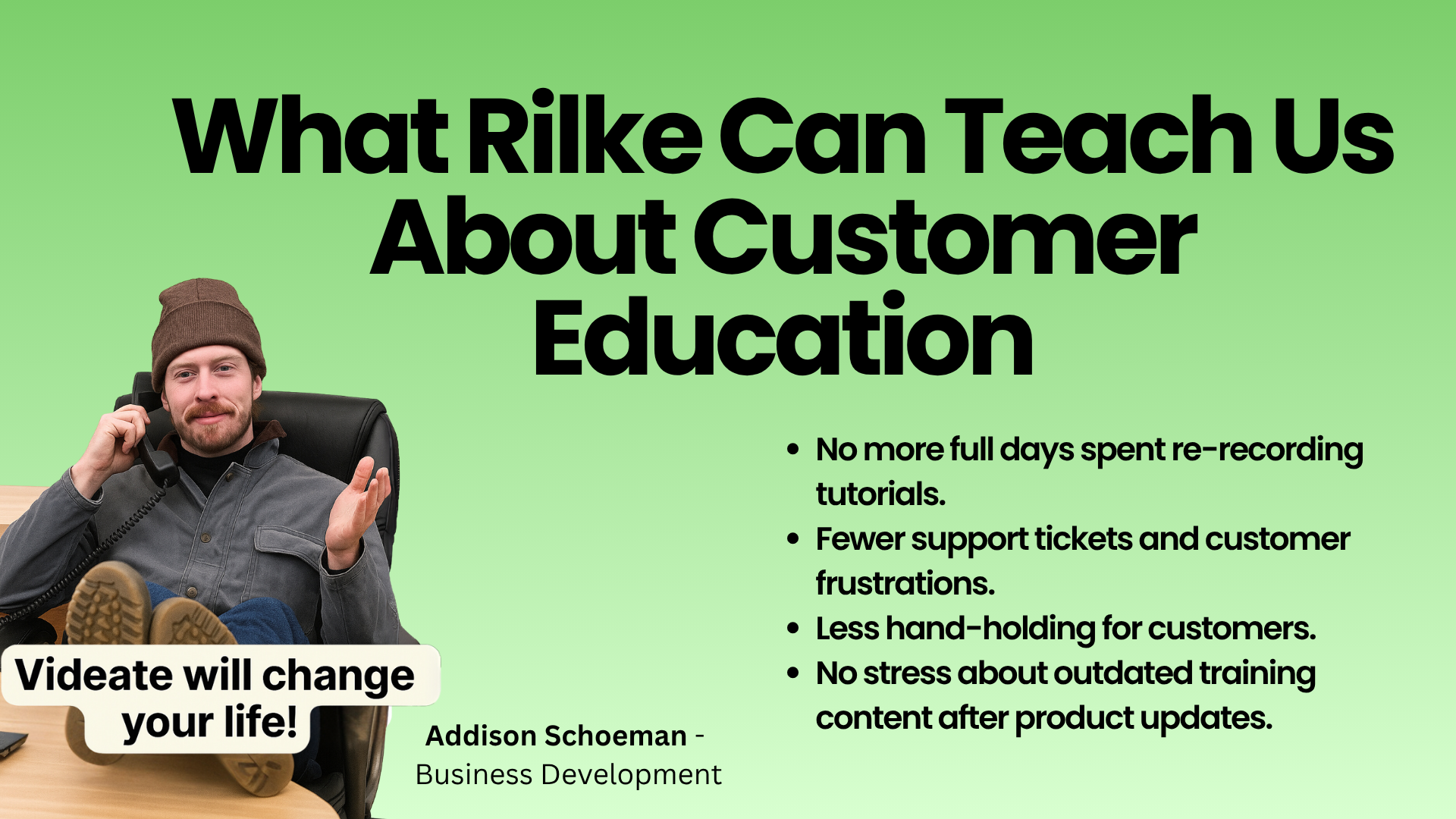 What Rilke Can Teach Us About Customer Education